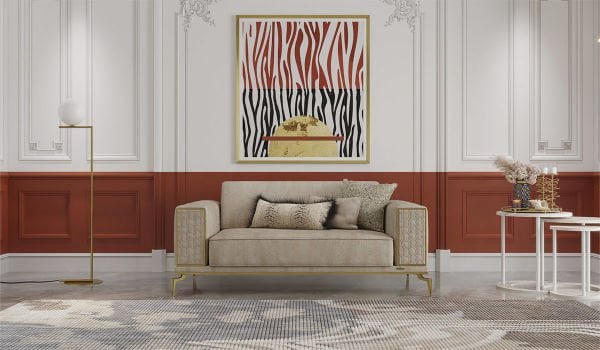 Lexus İkili Koltuk Krem