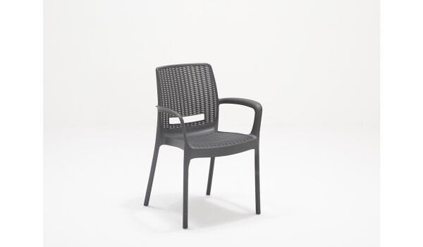 4 Adet Viva Sandalye - Antrasit (Kampanyalı)