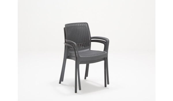 4 Adet Viva Sandalye - Antrasit (Kampanyalı)