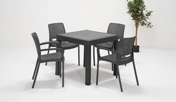 Rattan Viva Kollu Masa Takımı (Online'a Özel)