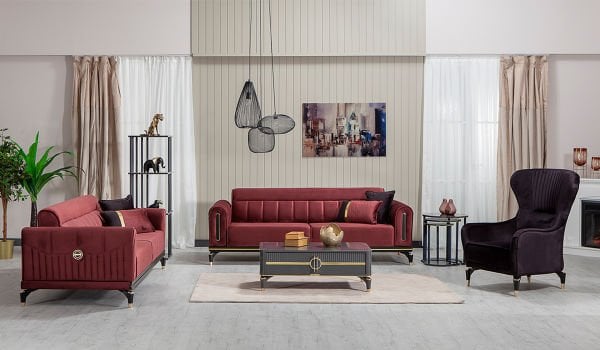 Bella Koltuk Takımı - Bordo