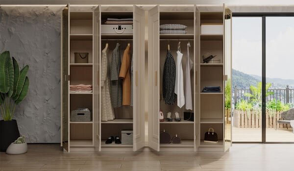 Bendis 6 Kapaklı Gardırop