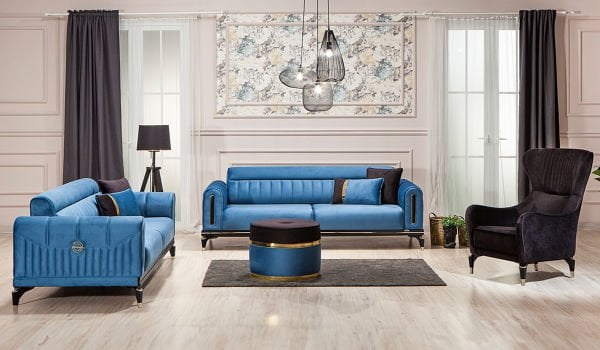 Bella Koltuk Takımı - Mavi