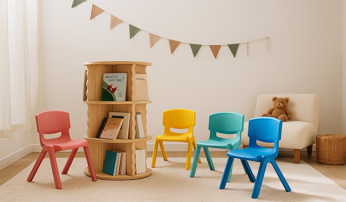 4 Adet Junior Çocuk Sandalye (Kampanyalı)