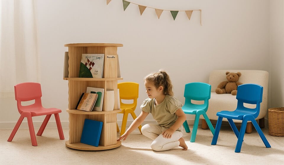 4 Adet Junior Çocuk Sandalye (Kampanyalı)