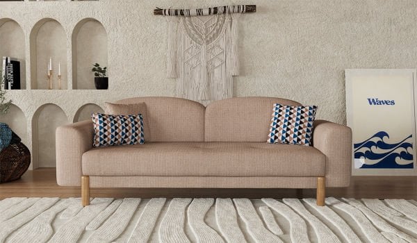 Bohem Plus Üçlü Koltuk Kahve