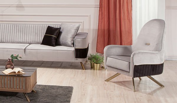 Demre Koltuk Takımı - Gri