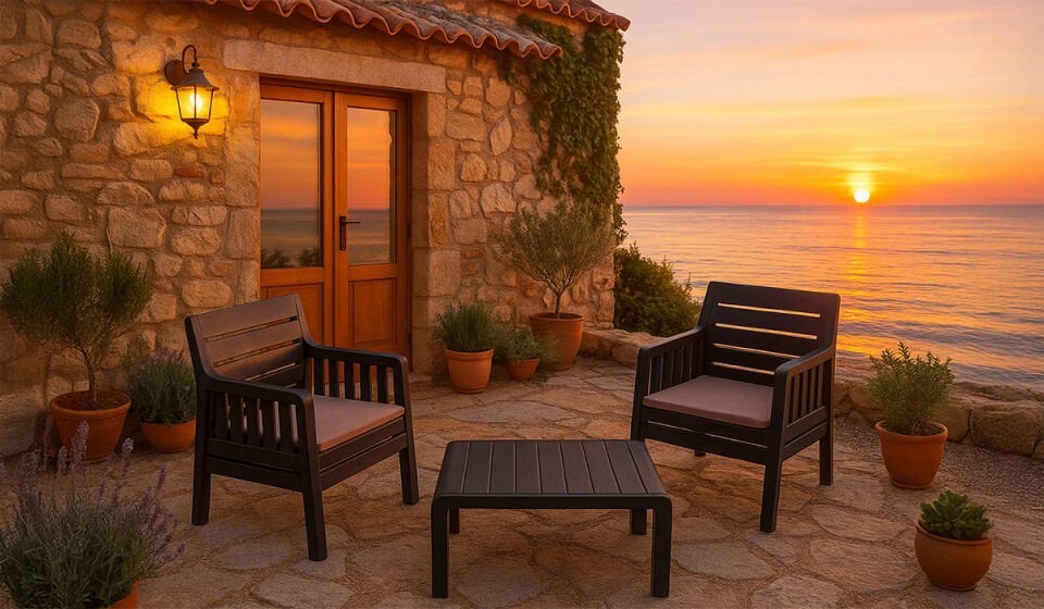 Lara 1+1+S Bahçe Oturma Grubu (Minderli) (Kampanyalı)