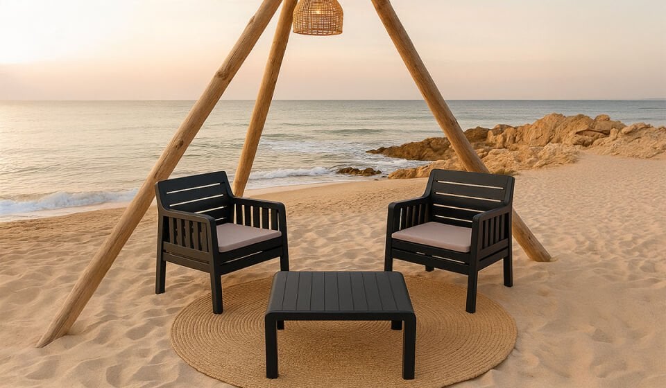 Lara 1+1+S Bahçe Oturma Grubu (Minderli) (Kampanyalı)