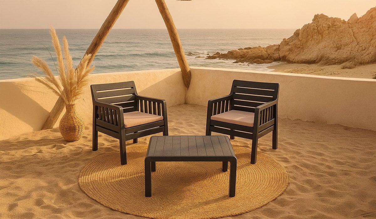 Lara 1+1+S Bahçe Oturma Grubu (Minderli) (Kampanyalı)