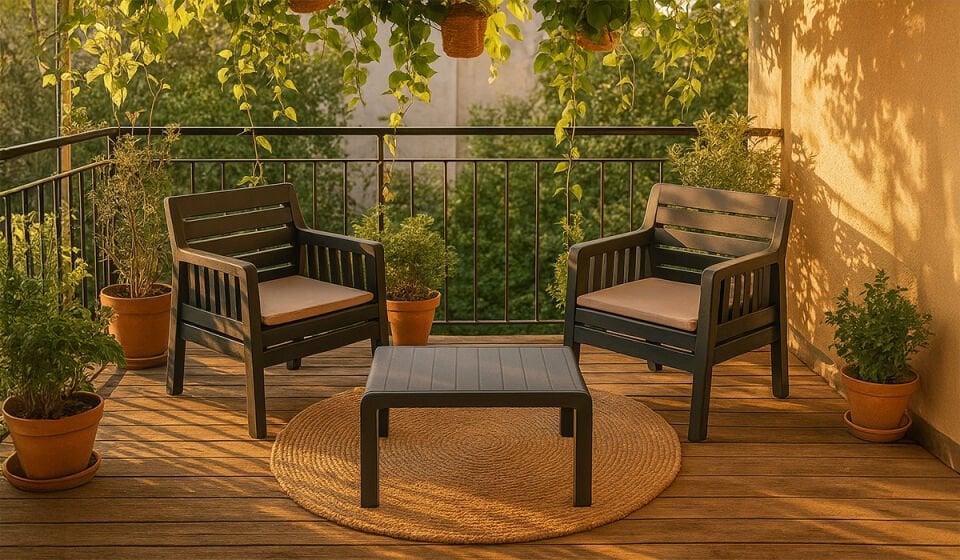 Lara 1+1+S Bahçe Oturma Grubu (Minderli) (Kampanyalı)