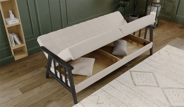 Anka Koltuk Takımı - Antrasit Kol Feza Üçlü Koltuk Kol