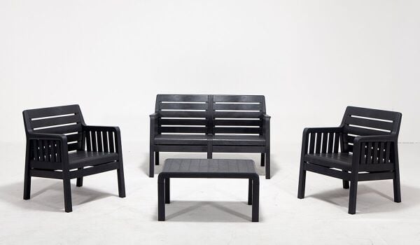 Lara 2+1+1 S Bahçe Oturma Grubu (Mindersiz) (Kampanyalı)