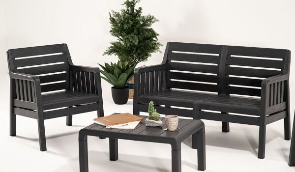 Lara 2+1+1 S Bahçe Oturma Grubu (Mindersiz) (Kampanyalı)