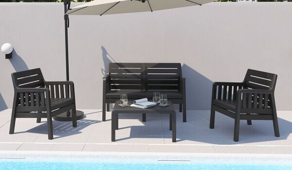 Lara 2+1+1 S Bahçe Oturma Grubu (Mindersiz) (Kampanyalı)