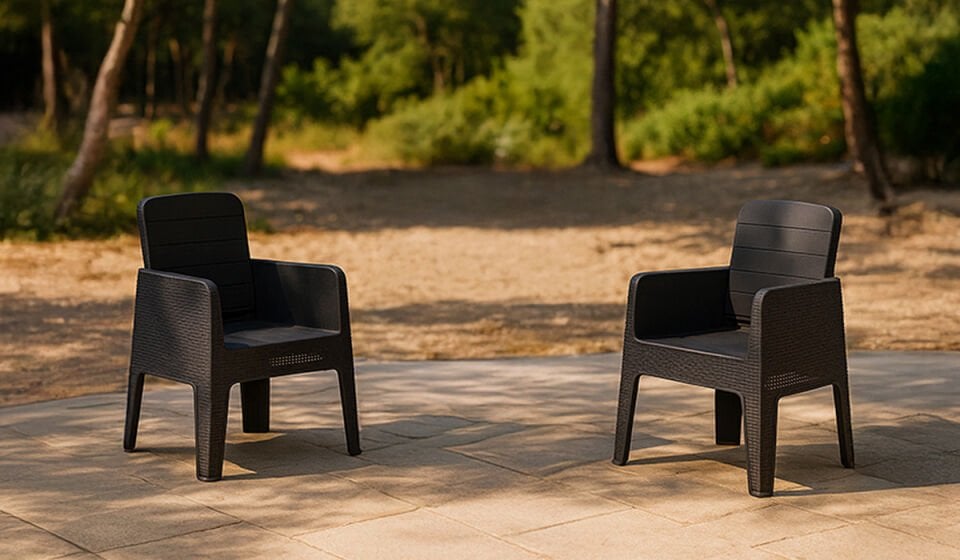 2 Adet Apex Sandalye (Minderli) (Kampanyalı)