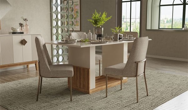 Salda Yemek Odası Takımı Tv Ünitesi