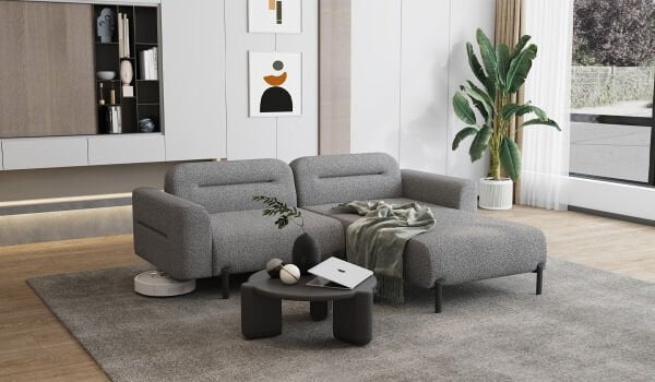 Puffy Köşe Koltuk Takımı Sehpa Modülü