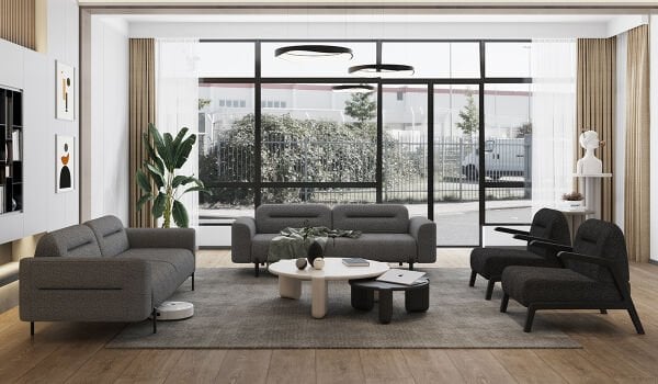 Puffy Köşe Koltuk Takımı Berjer