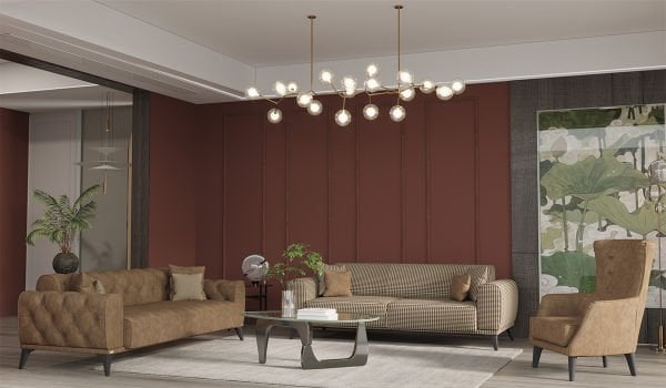 Milano Koltuk Takımı - Kahve