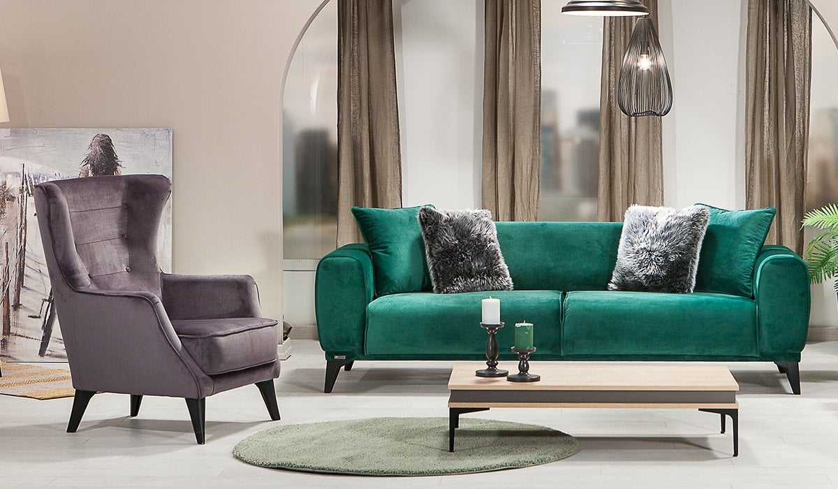 Milano Koltuk Takımı - Yeşil