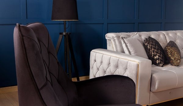 Vivaldi Koltuk Takımı - Gri-Gold Ayak