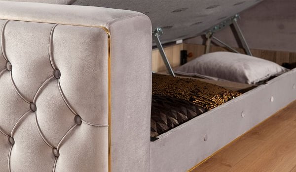 Vivaldi Koltuk Takımı - Gri-Gold Ayak