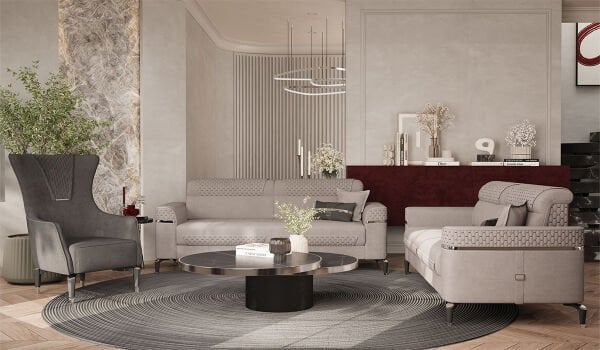 Veyron Koltuk Takımı - Gri