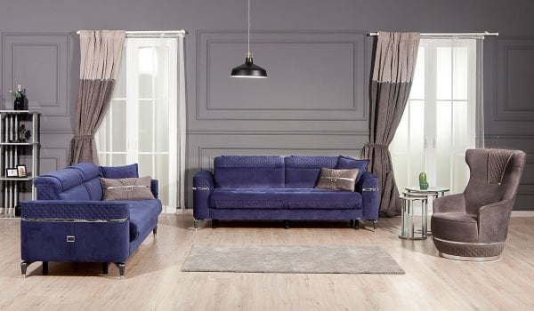 Veyron Koltuk Takımı - Mavi