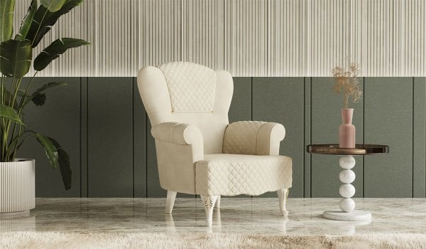 Hürrem Koltuk Takımı - Krem