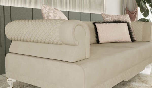 Hürrem Koltuk Takımı - Krem