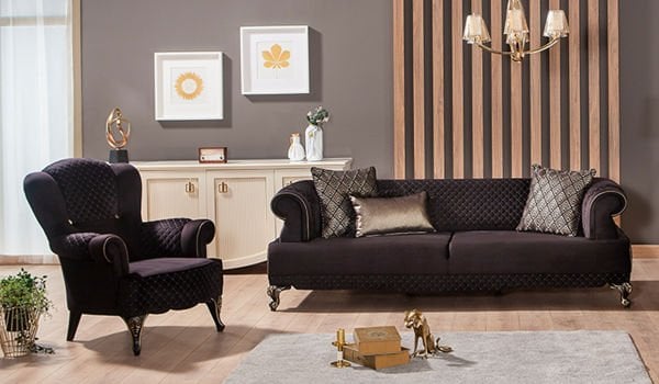 Hürrem Koltuk Takımı - Siyah