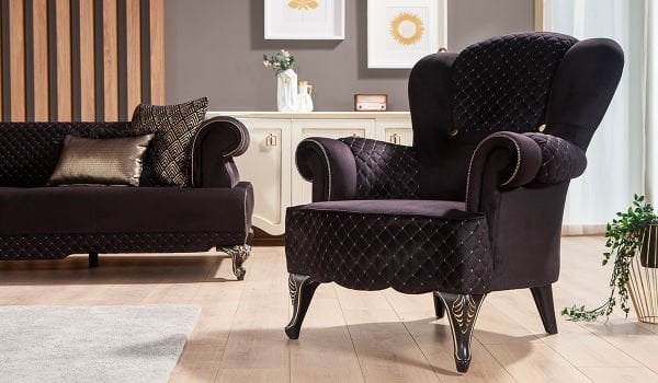 Hürrem Koltuk Takımı - Siyah