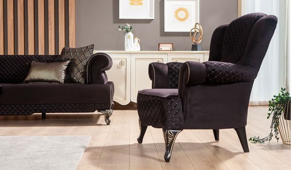 Hürrem Koltuk Takımı - Siyah