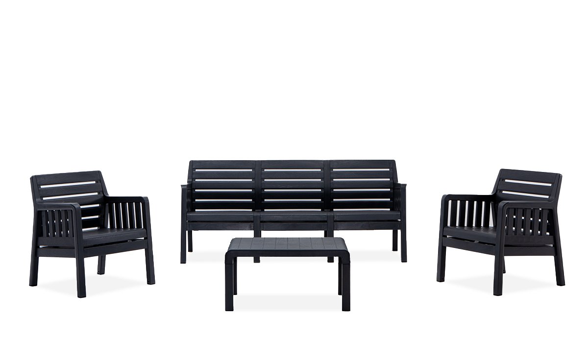 Lara 3+1+1 S Bahçe Oturma Grubu (Mindersiz)