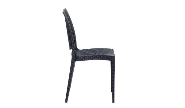 Rattan Sandalye - Çok Renkli Antrasit