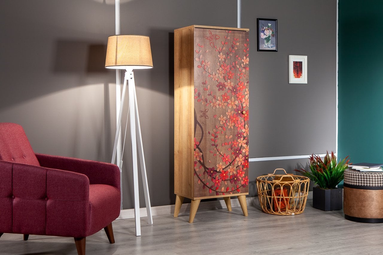 Bingo Çok Amaçlı Dolap Red