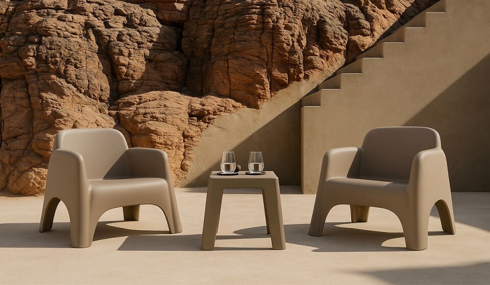 Şile Oturma Grubu 1+1+S - Cappucino (Online Özel)