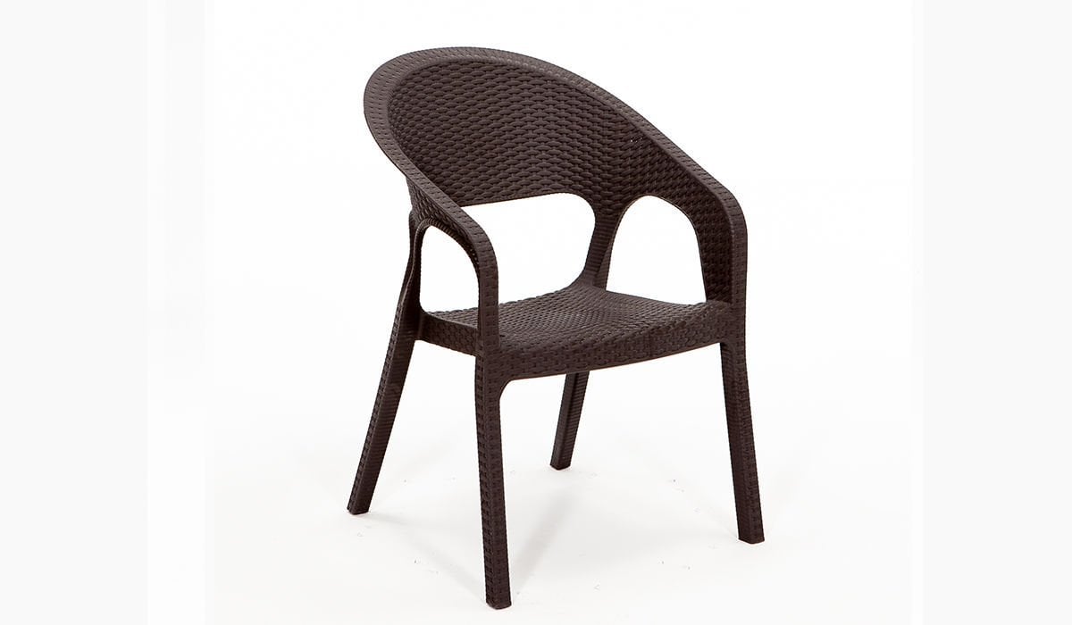 Garden Rattan Sandalye Kahve