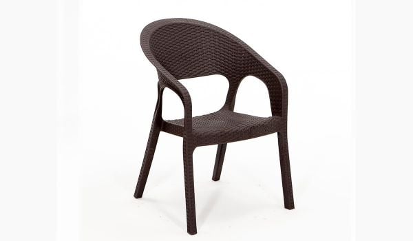 Garden Rattan Sandalye Kahve