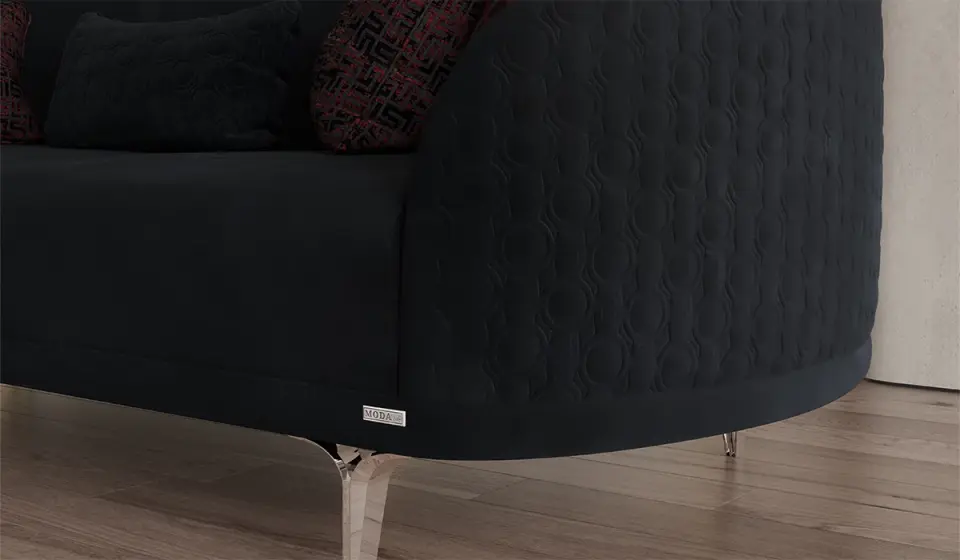 Bendis Koltuk Takımı - Antrasit - Bordo