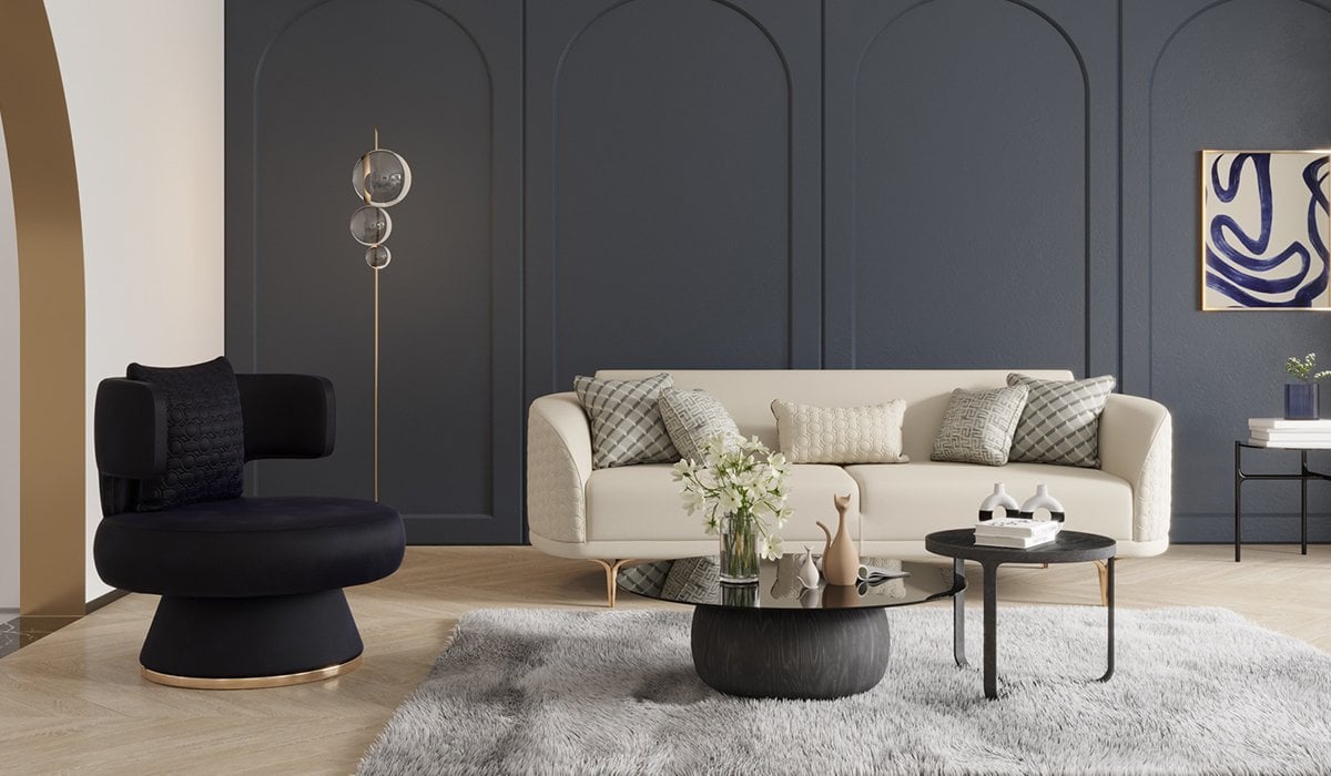 Bendis Koltuk Takımı - Krem