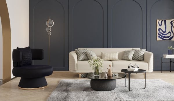 Bendis Koltuk Takımı - Krem