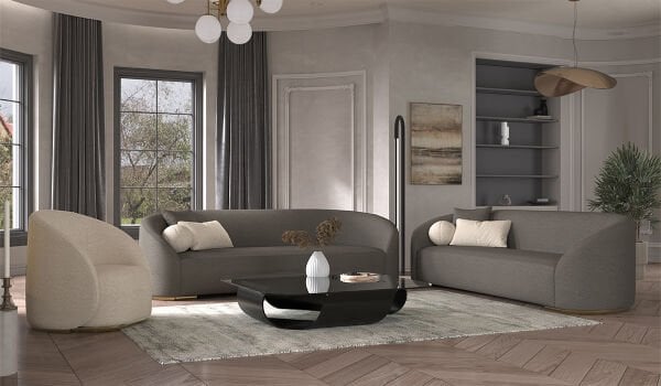 Teddy Koltuk Takımı - Gri