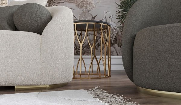 Teddy Koltuk Takımı - Krem