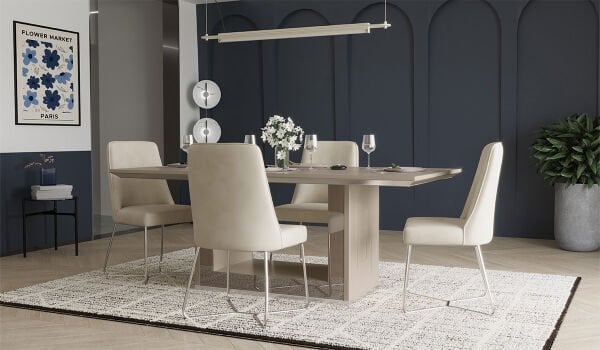 Bendis Silver Yemek Odası Takımı