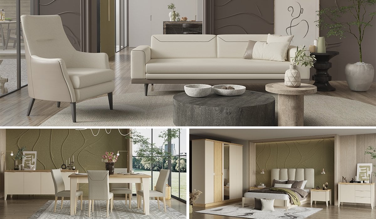 Arya Düğün Paketi (Yatak+Karyola Hediye)