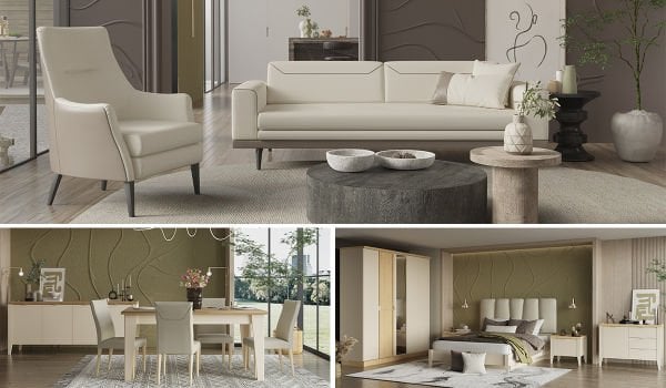 Arya Düğün Paketi (Yatak+Karyola Hediye)