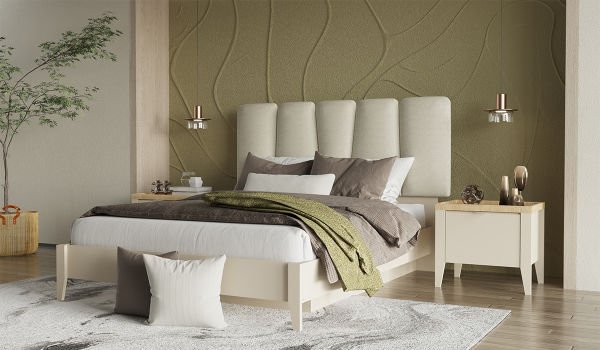 Arya Düğün Paketi (Yatak+Karyola Hediye) Şifonyer Aynası