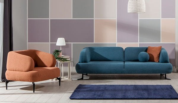 Rose Koltuk Takımı - Mavi